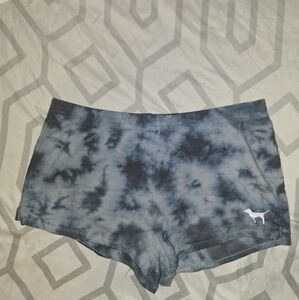 VS PINK Blue Tye Dye Shorts